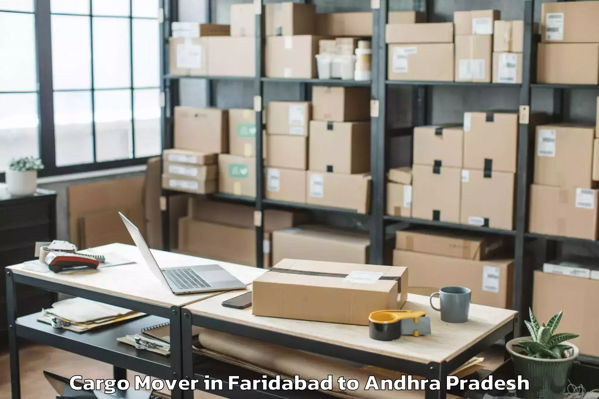 Expert Faridabad to Merakamudidam Cargo Mover